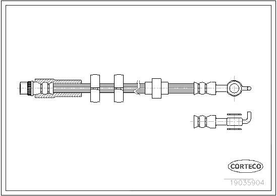 Tuyaux de frein flexibles