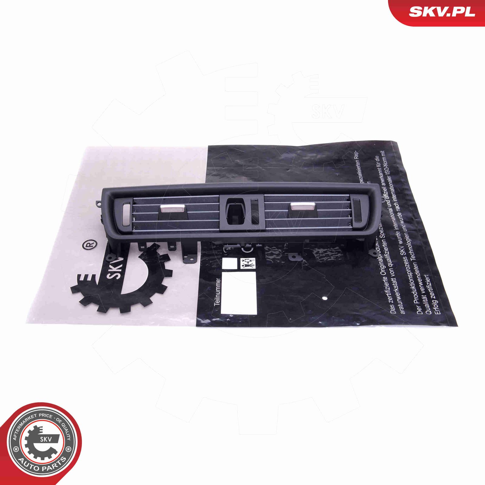 Ventilācijas atvere, Instrumentu panelis