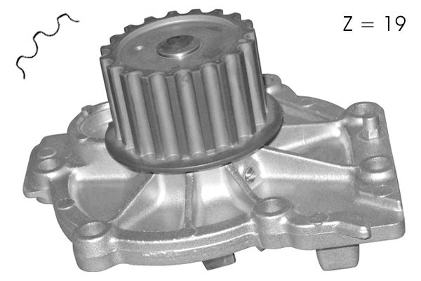 Pompe à eau, refroidissement du moteur