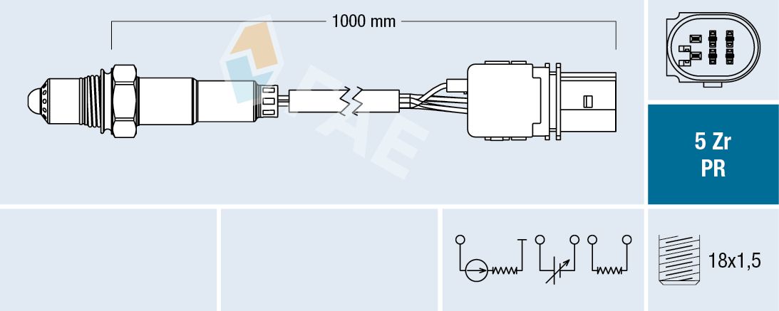 Sonda Lambda FAE 75045