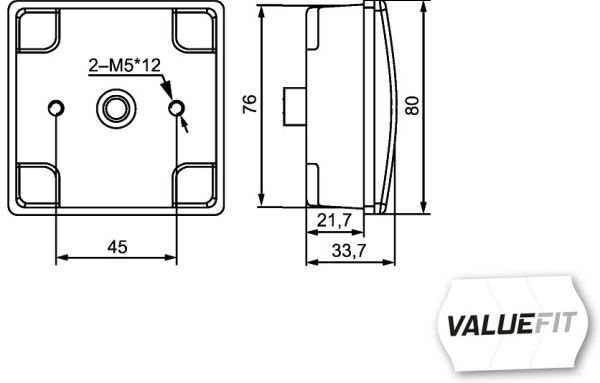 Levně Světlo zpátečky HELLA 2ZR 357 029-051