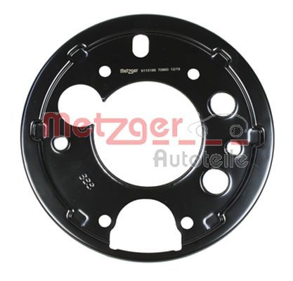 Panel rozbryzgiwujący, tarcza hamulcowa METZGER AUTOTEILE 6115186