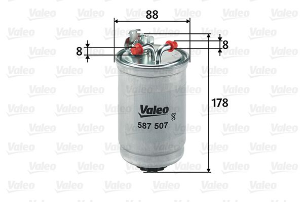 Palivový filtr VALEO 587507