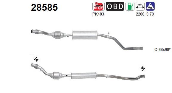 Katalizator AS 28585