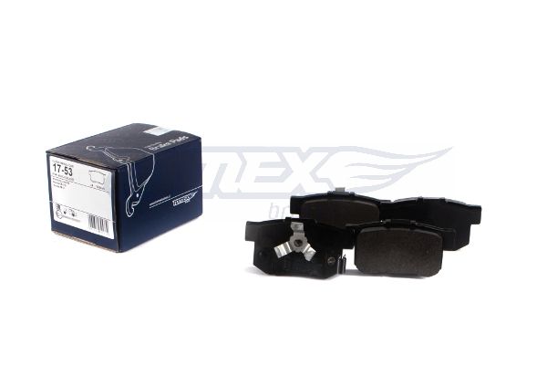 Levně Sada brzdových destiček, kotoučová brzda TOMEX Brakes 17-53