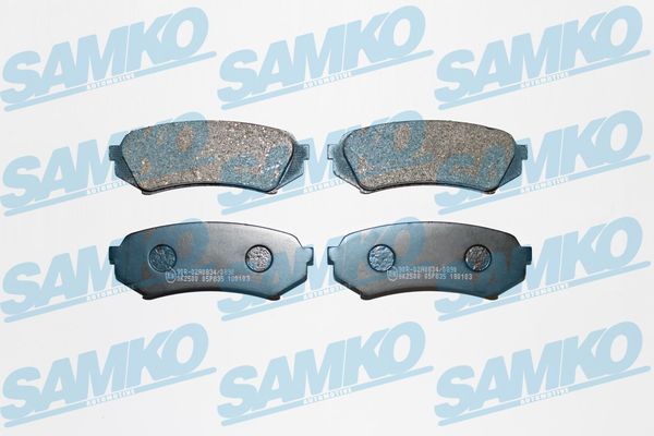 Sada brzdových destiček, kotoučová brzda SAMKO 5SP835