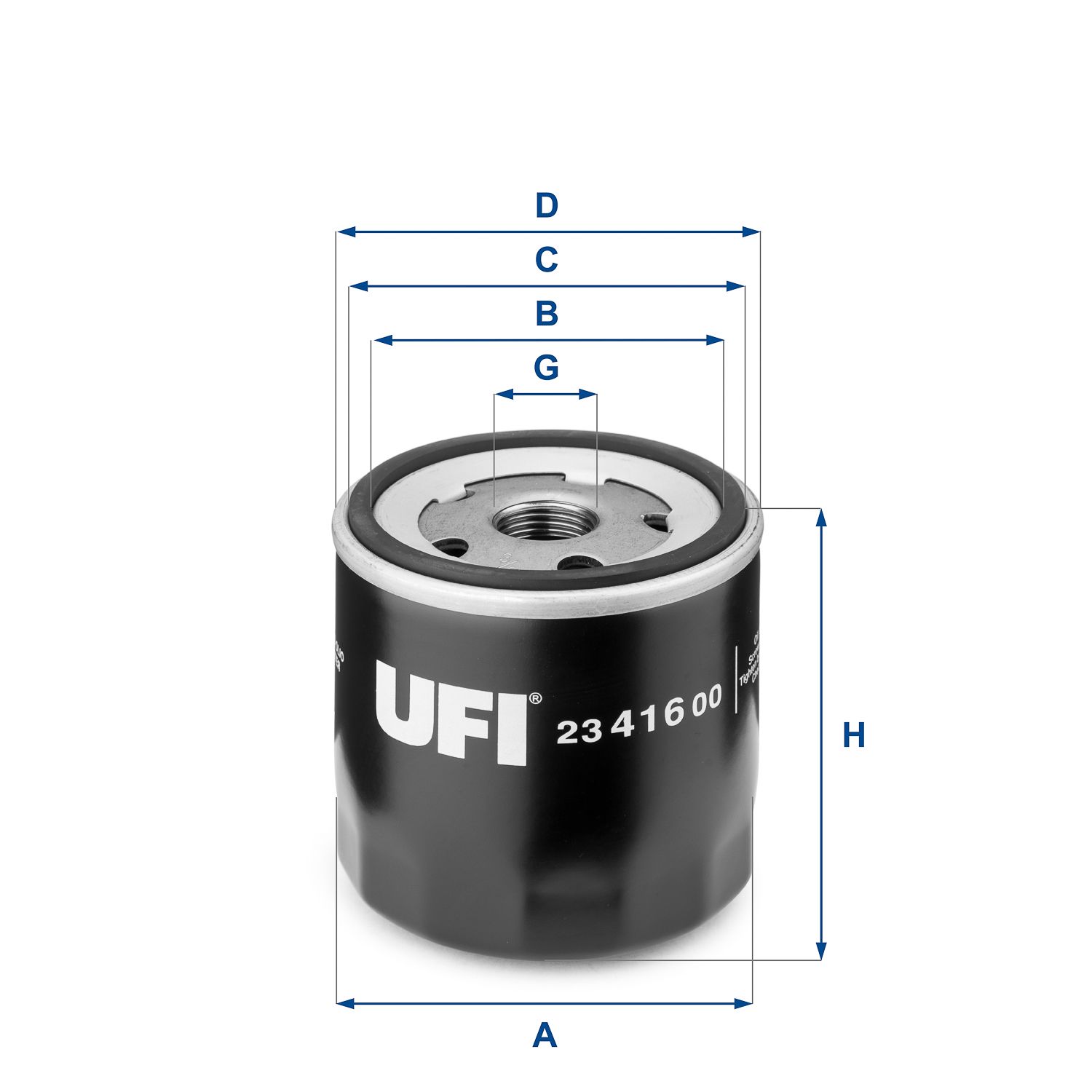 Olejový filter UFI 23.416.00