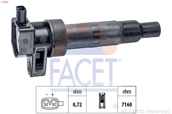 Cewka zapłonowa FACET 9.6392