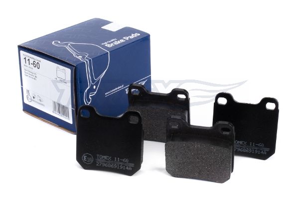 Levně Sada brzdových destiček, kotoučová brzda TOMEX Brakes 11-60