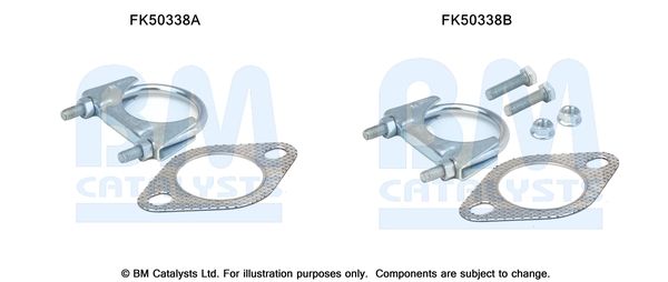 Zestaw montażowy, rura wydechowa BM CATALYSTS FK50338