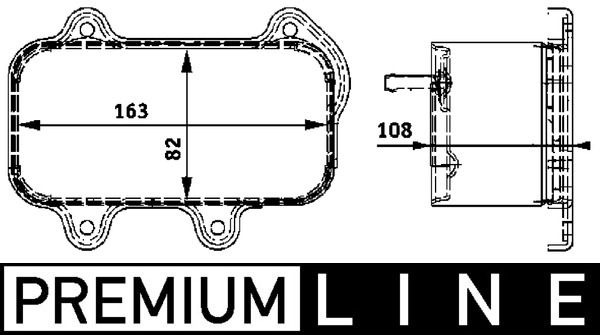 Radiator ulei, ulei motor MAHLE BEHR *** PREMIUM LINE *** CLC 39 000P