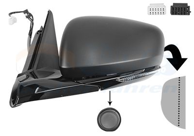 Lusterko zewnętrzne VAN WEZEL 4317817