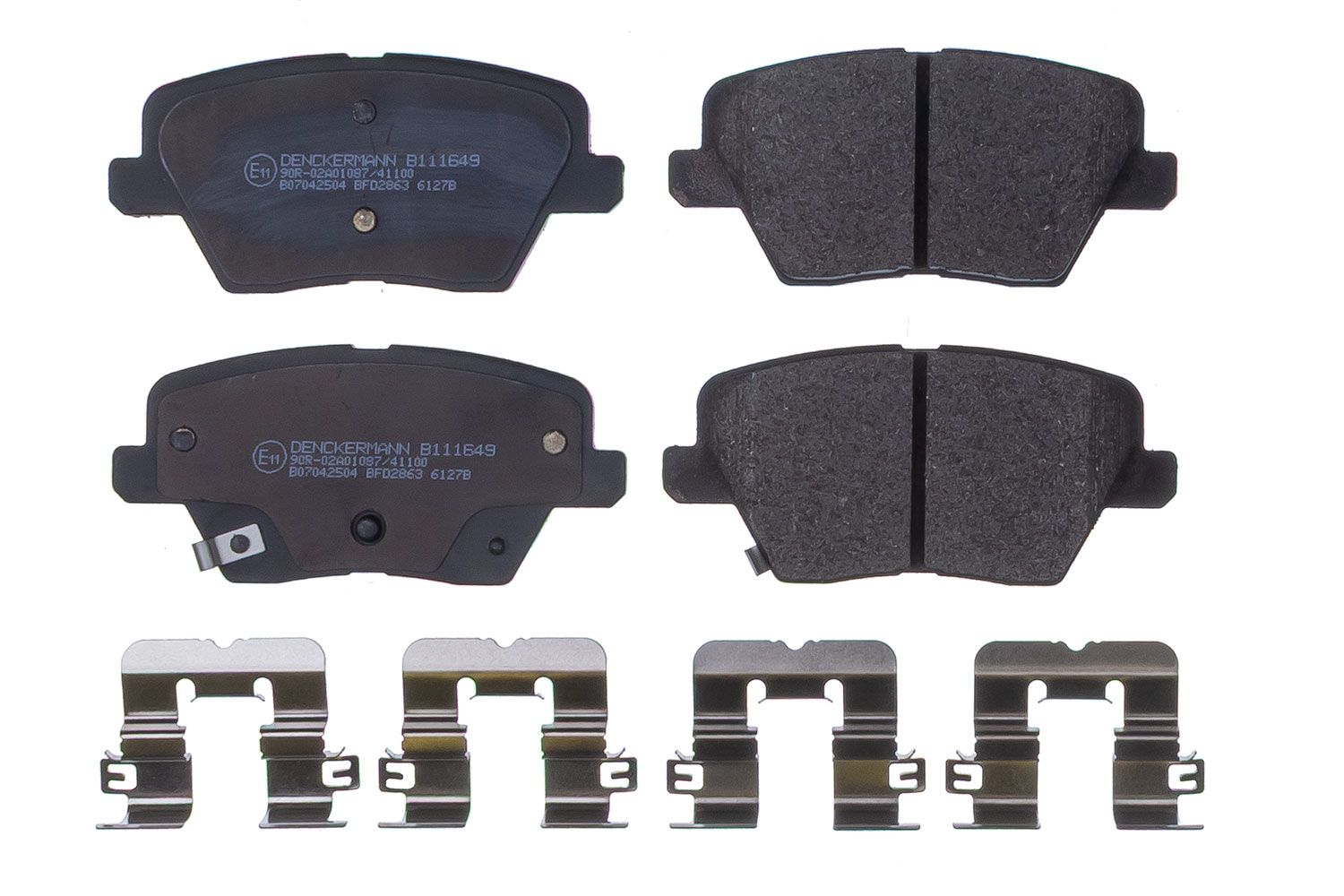set placute frana,frana disc DENCKERMANN B111649