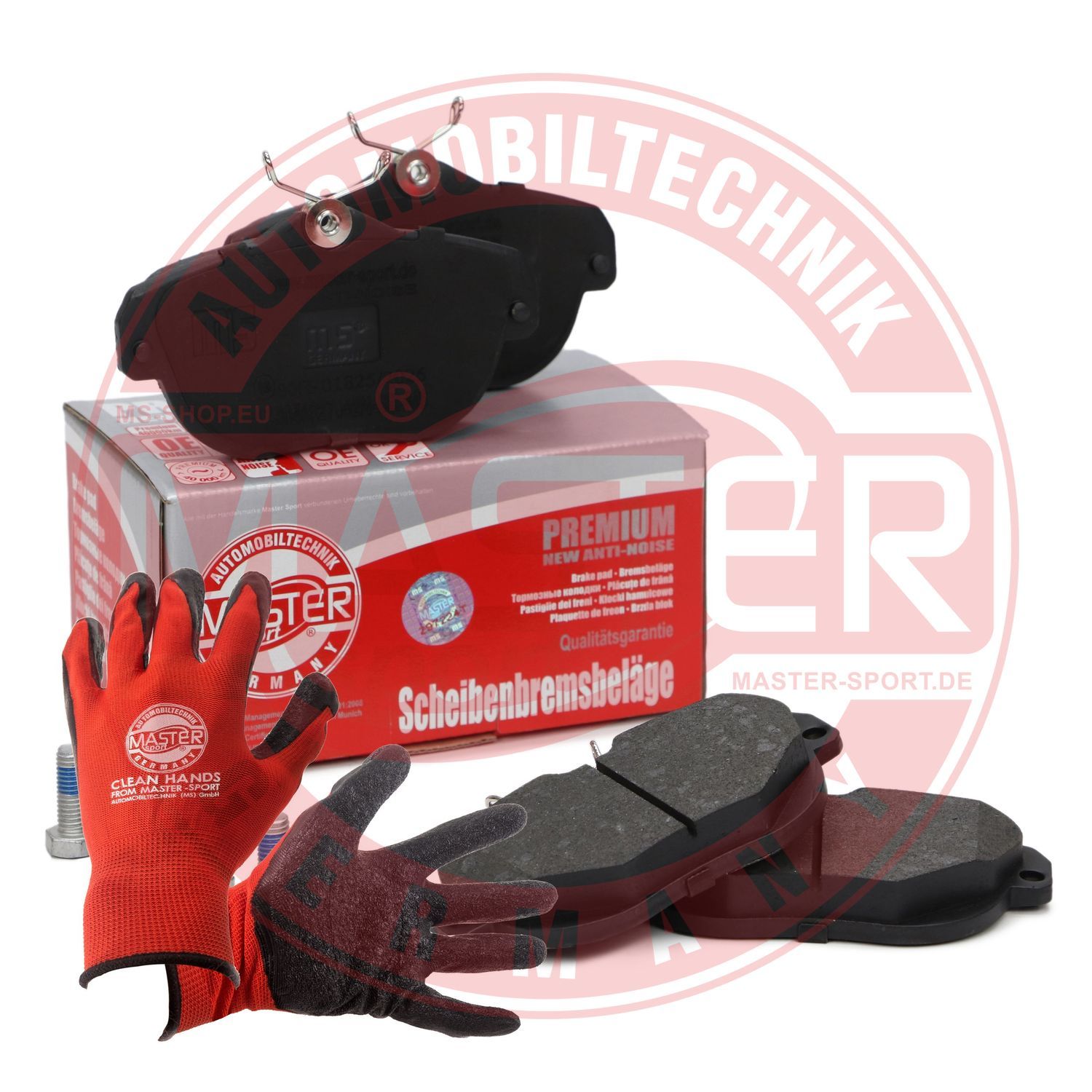 Zestaw klocków hamulcowych, hamulce tarczowe MASTER-SPORT GERMANY 13046027062N-SET-MSP