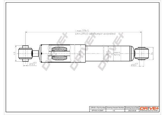 Amortyzator DR!VE+ DP1610.10.0087