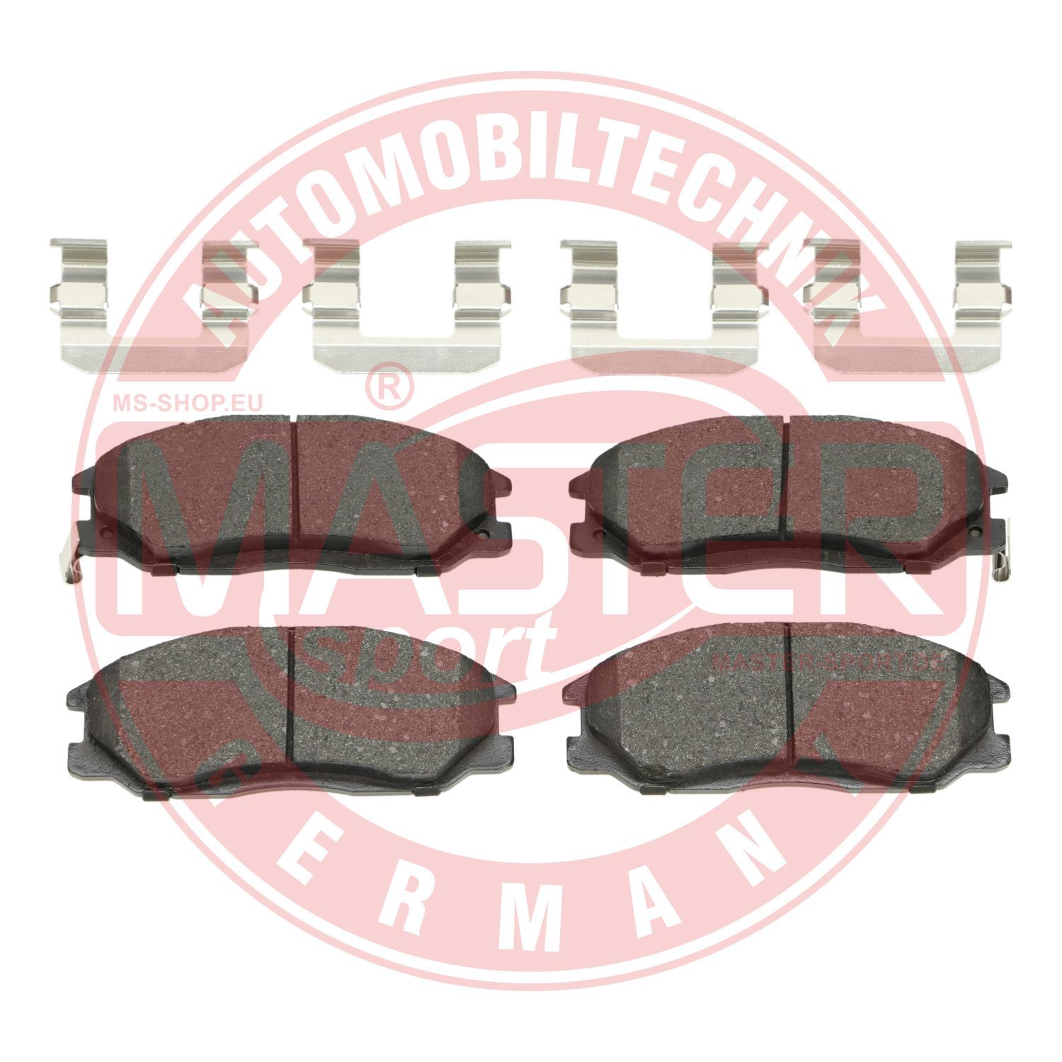Zestaw klocków hamulcowych, hamulce tarczowe MASTER-SPORT GERMANY 13046058322N-SET-MS