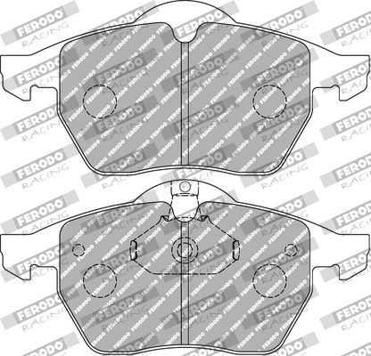 Zestaw klocków hamulcowych, hamulce tarczowe FERODO RACING FCP1068H