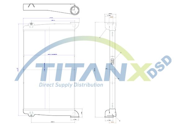 Intercooler, compresor TITANX IX609001