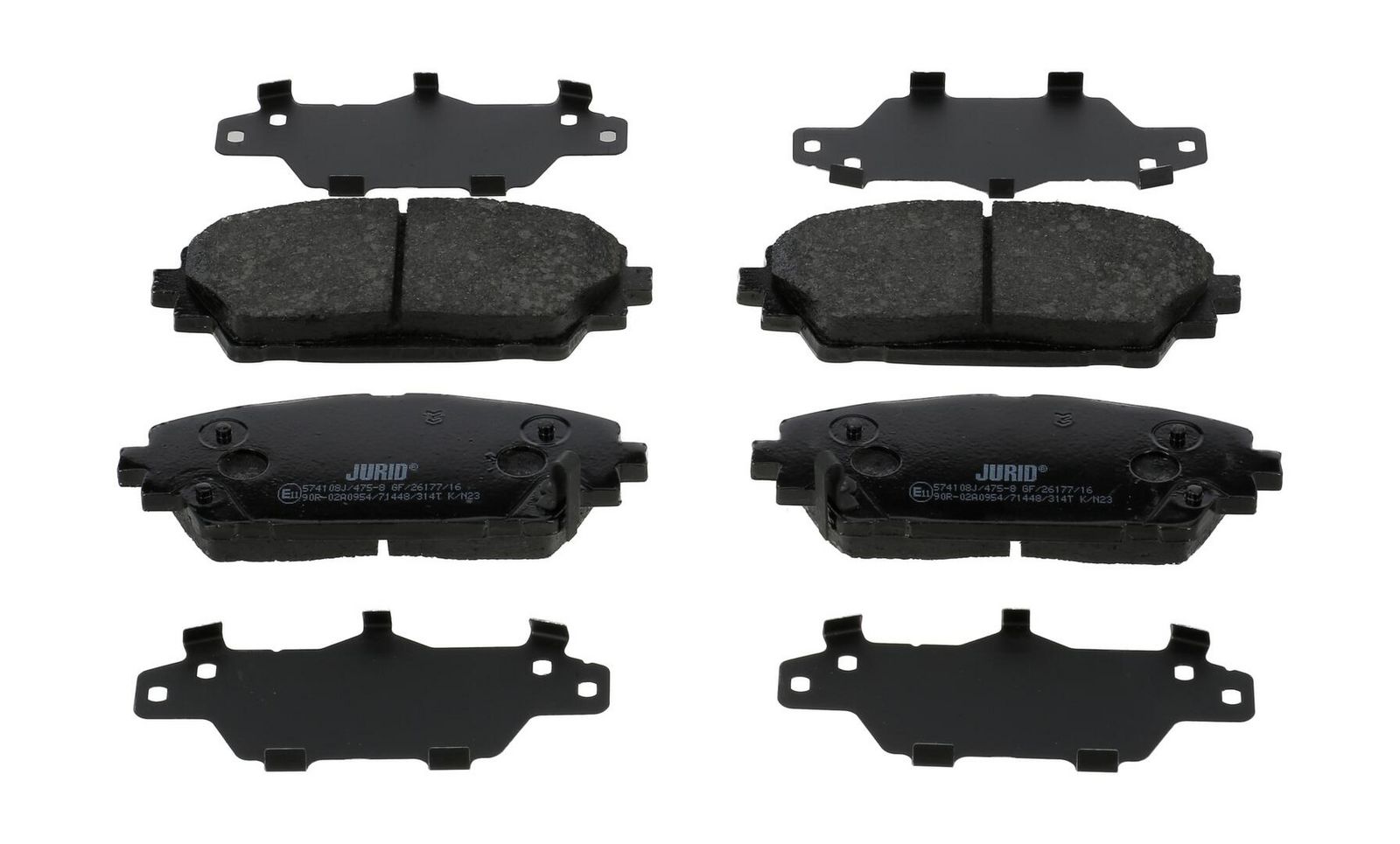 Комплект тормозных колодок, дисковый тормоз