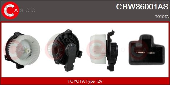 vnitřní ventilátor CASCO CBW86001AS