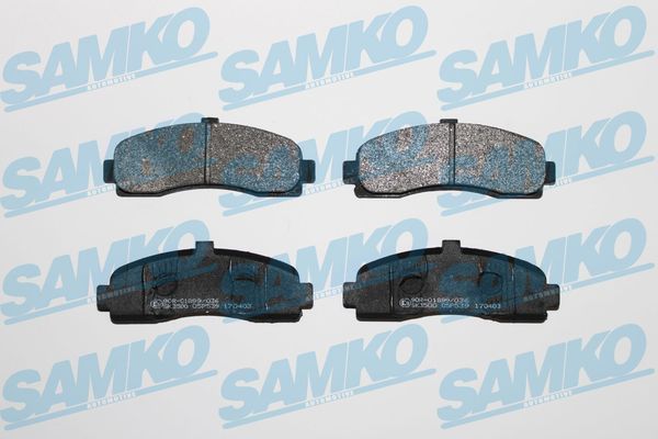 Sada brzdových destiček, kotoučová brzda SAMKO 5SP539