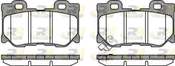 Zestaw klocków hamulcowych, hamulce tarczowe ROADHOUSE 21365.01