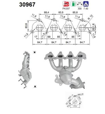 Katalizator AS 30967