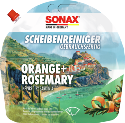 solutie de curatat,spalare parbriz SONAX Windscreen Wash ready-to-use Orange+Rosemary 01614410