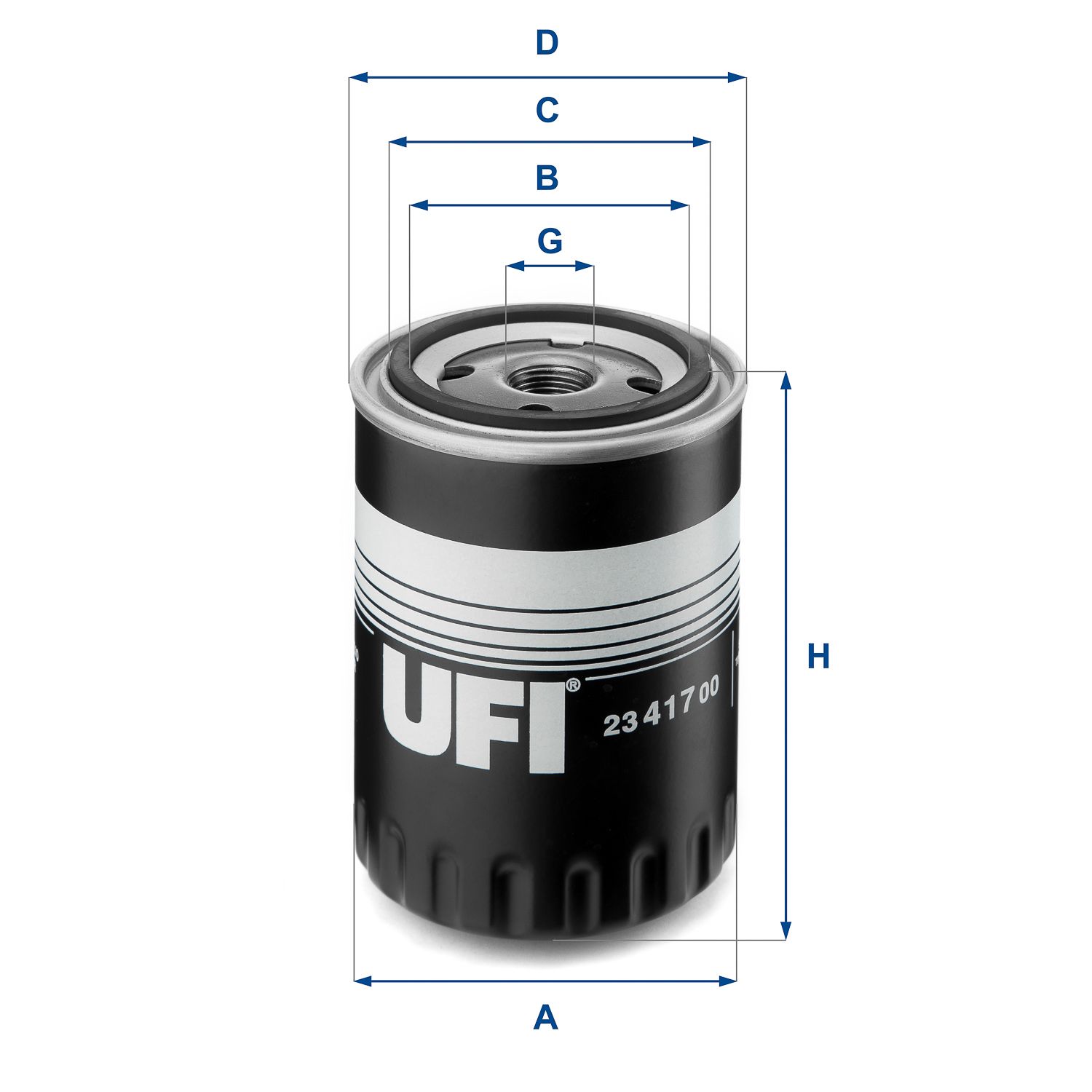 Olejový filtr UFI 23.417.00