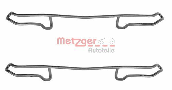 Set accesorii, placute frana METZGER 109-1100