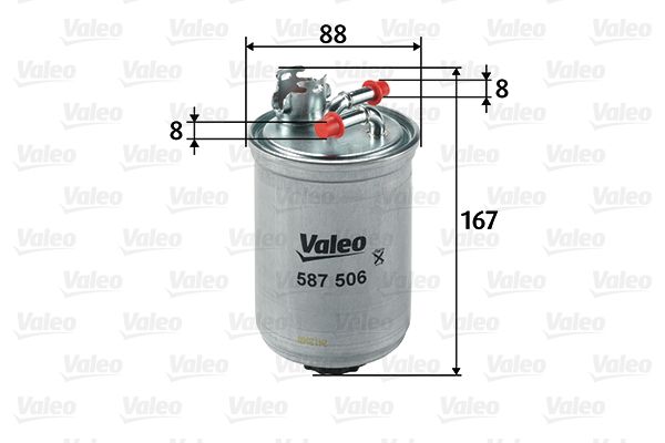 Palivový filtr VALEO 587506