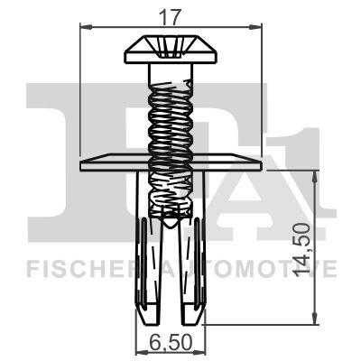 Clip, listwa ochronna FA1 14-30002.10