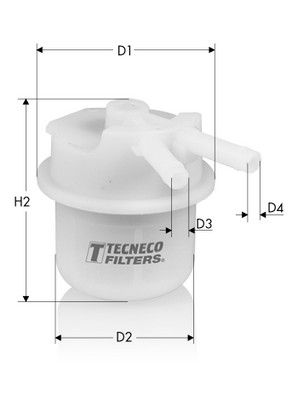 Filtr paliwa TECNECO FILTERS IN71