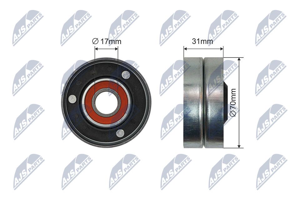 rola intinzator,curea transmisie NTY RNK-LR-015