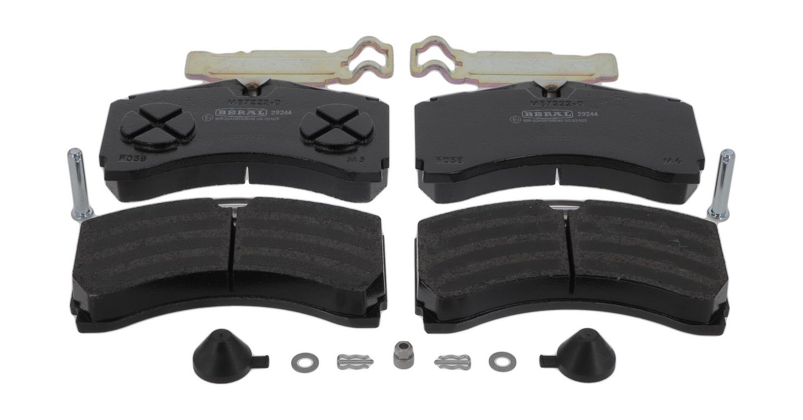 set placute frana,frana disc BERAL BCV29244TK