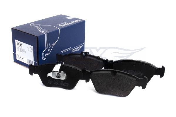 Levně Sada brzdových destiček, kotoučová brzda TOMEX Brakes 11-47