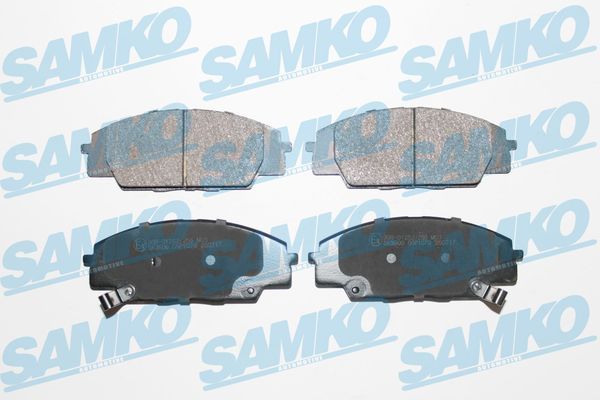 Levně Sada brzdových destiček, kotoučová brzda SAMKO 5SP1070