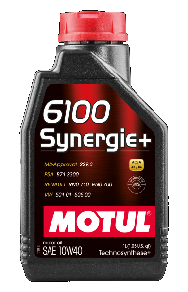 Motorový olej Motul 6100 SYNERGIE+ 10W-40, 1L