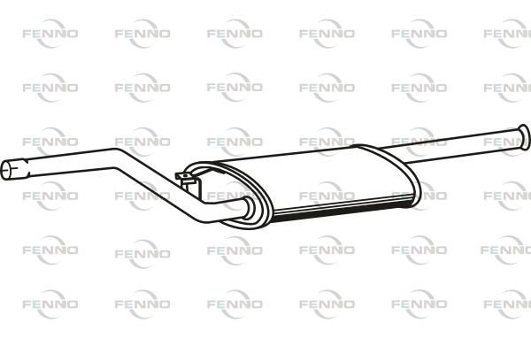 Tłumik środkowy FENNO P49006