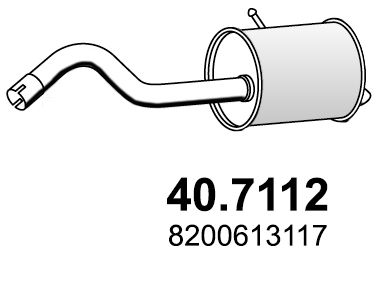Tłumik końcowy ASSO 40.7112