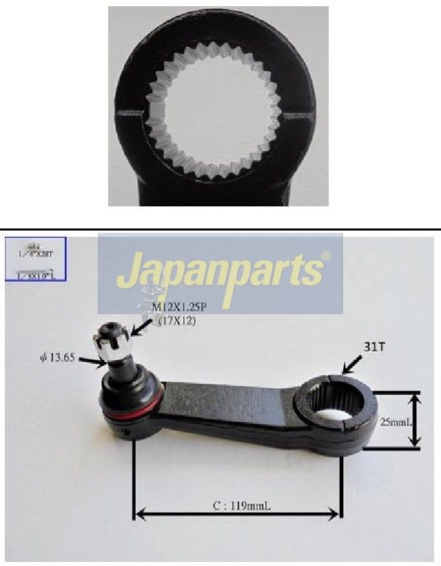 Levně Řídicí páka JAPANPARTS PI-H00