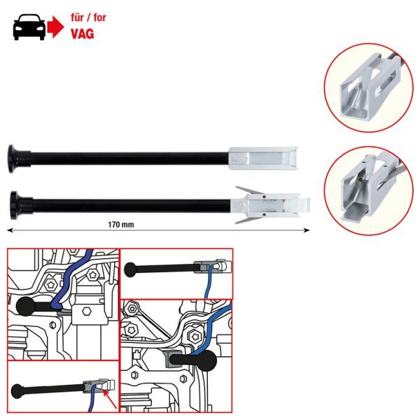 E-shop Demontážny nástroj, konektor KS TOOLS 150.2495