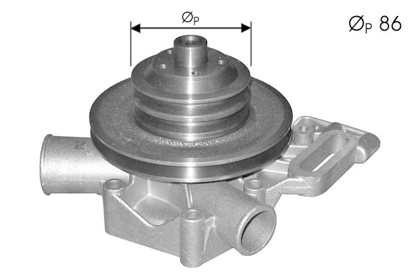Pompe à eau, refroidissement du moteur