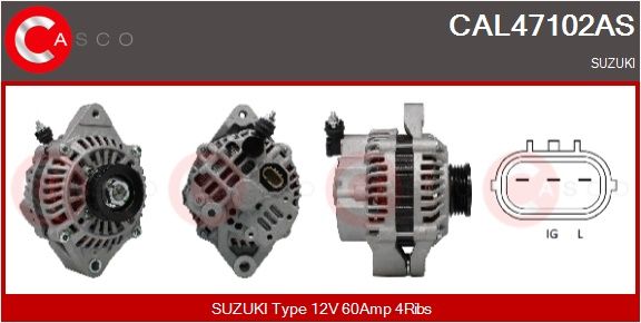 Levně generátor CASCO CAL47102AS