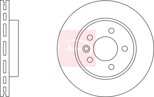 Apec - Front Brake Disc