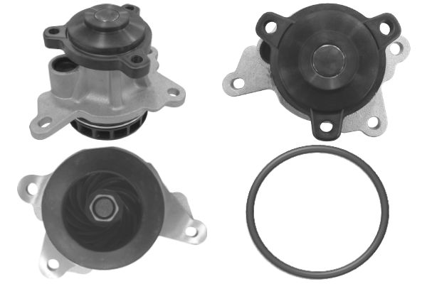 Pompe à eau, refroidissement du moteur