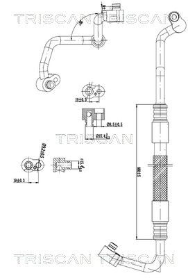 conducta presiune variabila,aer conditionat TRISCAN 9010 29041