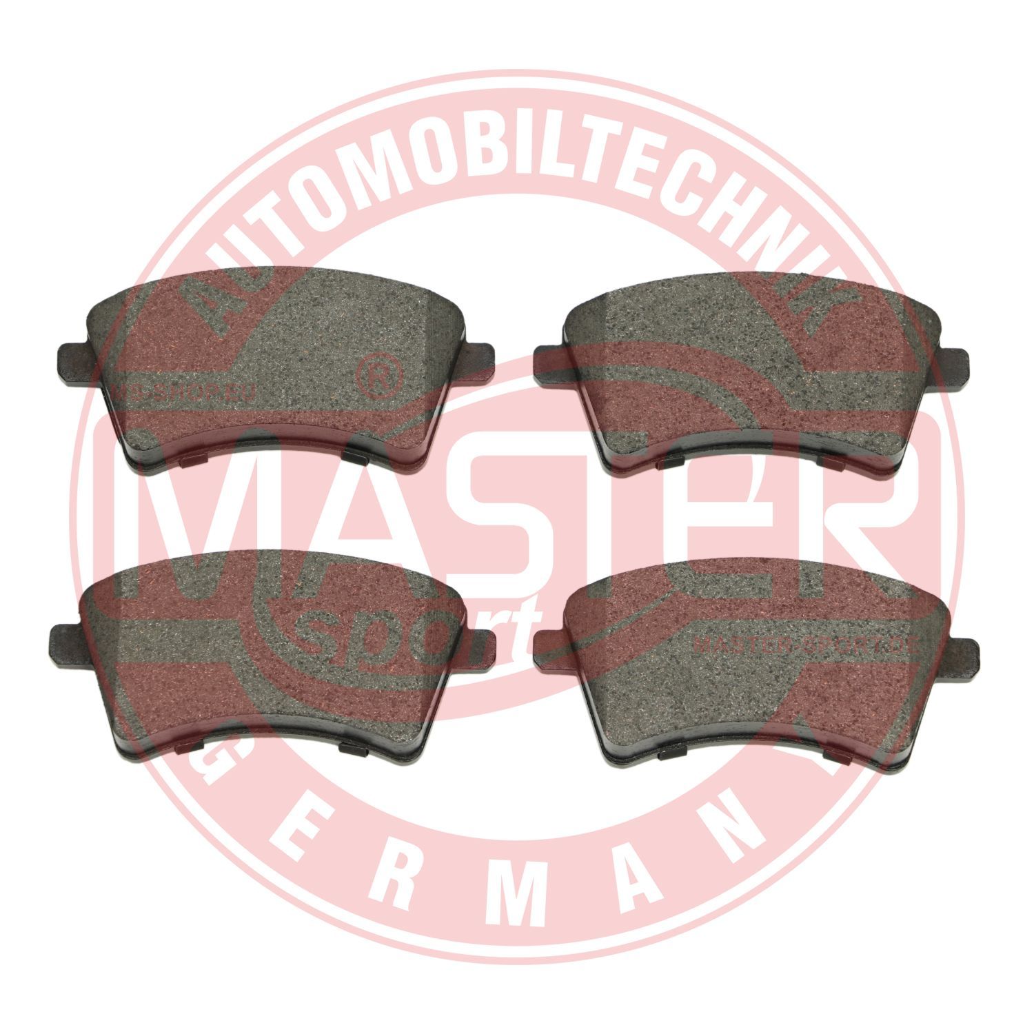 Zestaw klocków hamulcowych, hamulce tarczowe MASTER-SPORT GERMANY 13046027412T-SET-MS
