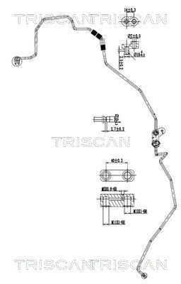 conducta presiune variabila,aer conditionat TRISCAN 9010 13001