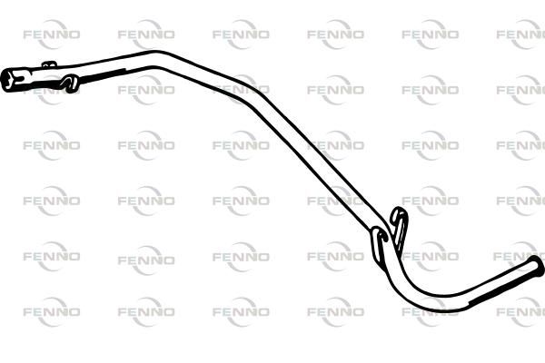 Rura wydechowa FENNO P4694